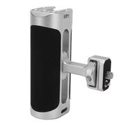 YUEHISY Camera Cage Side Handle, 1/4" Positioning Screw Camera Cage Handle with Ergonomic Soft Grip, Cold Shoe Mount, Left Right Detachable Installation