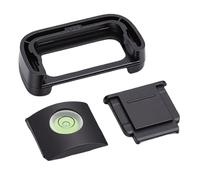 YUEHISY Camera Eyecup Eyepiece for A7C, Soft Silicone Viewfinder Eye Cup, Hot Shoe Cover Protector, Bubble Spirit Level, Anti Glare Dust Proof Kit for Photography