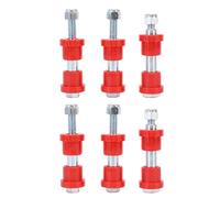 YUEHISY Cart Leaf Spring Bushing and Sleeves for EZGO TXT Medalist 1994 Up, Polyurethane Bushing Kit 70291G02 Replacement with Hardware for Rear Suspension (Red)