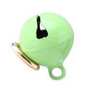 YUEHISY Cat Collar Bell Set with Keychain, Clear Bell Sound for Happy Pets, DIY Craft Accessory (Light Green)