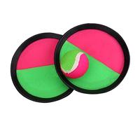 YUEHISY Children Throwing Catching Ball Game, Toss Catch Paddle Ball Set with Adjustable Hand Band for Kids Outdoor Play, Rubber for Parent Child Interaction, Hand Eye Coordination