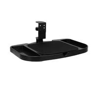 YUEHISY Clamp On Mouse Platform Adjustable Desk Tray with Storage | Tool free clamp on desk mount, Flip open storage box for office tools, Height adjustable from 0.5cm to 6cm