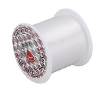 YUEHISY Clear Nylon String Cord 0.2mm 142yd Nylon Thread for Aquarium Lacaping, Jewelry Bracelet Making, Plant Tying