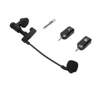 YUEHISY Clip-On Condenser Microphone, 2.4G Wireless Instrument Mic System, for Violin, Cello, Guitar, Band and Outdoor Performance