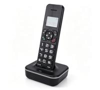 YUEHISY Cordless Phone, Expandable System, LED Indicator, Multi-Base, 10 Ringtones, Volume Control, Number Storage, for Home (UK Plug)