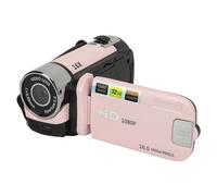 YUEHISY D90 Digital Camera,1080P 16MP Vlogging Camera, 16X Zoom HD Video Recorder, 2.4" Rotatable Screen & Fill Light, for Travel Wedding Campus (Pink)