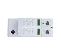YUEHISY DC Protective Device, 40KA Lightning Arrester, 2P Rail Mount, Low Voltage SPD for Solar System, PC Flame Retardant Protection for Distribution Box, Overvoltage (2P20KA)