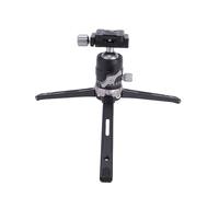 YUEHISY Desktop Tripod Camera Stand, Portable Extendable Tabletop Tripod with 360° Ball Head & Quick Release Plate, 5kg Load for Camera Phone (Gray)