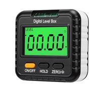 YUEHISY Digital Level Box and Angle Finder, Digital Angle Gauge for Measuring Degrees, Measures 4 X 90° Ranges, LCD Backlit Screen, for Woodworking
