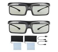 YUEHISY DLP Link 3D Glasses, Rechargeable Active Shutter Glasses, Compatibility with Active Shutter Technology, for 2500 3000 Pro 3500 Pro