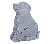 YUEHISY Dog Memorial Stone for Garden, Pet Memorial Resin Statue Sympathy Gift, Bereavement Stone for Patio Lawn Yard Decor