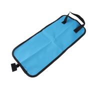 YUEHISY Drum Stick Bag, Portable Drumstick Carrier with Handle, Large Capacity Storage Pouch for Musician, Hanging Oxford Cloth for Drummer, Curve Design Blue (Blue)