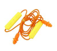 YUEHISY Ear Plugs Bluetooth Headphones for Work, Noise Reduction & BT 5.3 Fast Pairing, Rechargeable Neckband Earbuds with Over 20 Hours Battery (Yellow)
