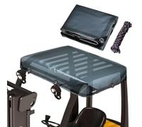 YUEHISY Forklift Cover, Sun Rain Proof PVC Protective Shade, 53"x45" Size with Rope, Prevents Falling Debris