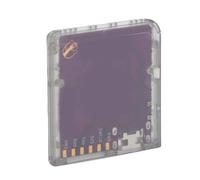YUEHISY Game Card Reader Slot Fit for DS DSi 3DS Console, 6MB/s Sequential Read Dual Power Supply USB or Host Powered (Transparent Black)