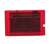 YUEHISY Game Flash Cartridge Built in 4GB Memory, Plug and Play, No Battery Save, Game Cheat Support, Compatible with MD1 2 3 32X CD, Red for Mega Drive Console