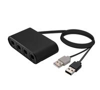 YUEHISY Gamepad Controller Adapter, Gamepad Converter for Game Controller, Plug and Play, Burst, Turbo Vibration Function, Supports 4 Controllers