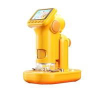 YUEHISY Handheld Digital Microscope, 1600X Magnification 2 in 1 Electronic Microscope with 2 Inch 1080P Screen, LED Light, for Education Science