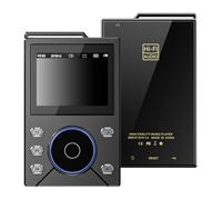 YUEHISY HiFi Lossless Music Player with Bluetooth, 2.4" TFT Screen, ALPS Wheel Volume Control, Portable HiFi MP3 Player, 16GB Internal & 256GB Expandable (Black)