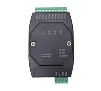 YUEHISY Industrial 4 Port RS485 Hub, 1 to 4 RS485 Signal Repeater Splitter, Built in Optical Isolation, Surge Protection, for Data Acquisition