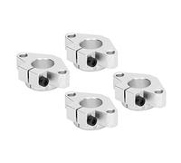 YUEHISY Linear Motion Rail Support, 4 Pcs Aluminum Alloy Rail Guide Bracket with High Friction Resistance for Precise Equipment, Linear Shaft Support for Heavy Load, Wear (SHF16)