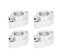YUEHISY Linear Motion Rail Support, 4 Pcs Aluminum Alloy Rail Guide Bracket with High Friction Resistance for Precise Equipment, Linear Shaft Support for Heavy Load, Wear (SHF25)