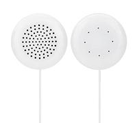 YUEHISY Mini 3.5mm Stereo Pillow Speaker with Impressive Sound for MP3 Phone CD White 1 Speaker