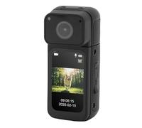 YUEHISY Mini Body Camera 2.7K Wearable Action Body Cam, 170° Wide Angle 180° Rotating Lens, for Security Travel (Black)