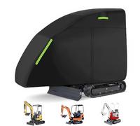 YUEHISY Mini Excavator Cover, for Bobcat E32 E20 E10 KX121-3U10-3U17 TB260, 210D Oxford Fabric, Sun Rain Dust Snow Protection, Zipper Door
