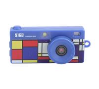 YUEHISY Mini Keychain Camera, Y2K Pocket Digital Camera 2K 12MP, with 1.47 Inch Display, 6 Creative Filters, Flashlight, Autofocus (Blue)