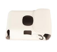 YUEHISY Mini Link 2 Case for Gifts, Smartphone Printer Shoulder Bag, Vintage PU, Shockproof, Velvet Lining, Photo Slot for Insta Mini Link Printer (White)