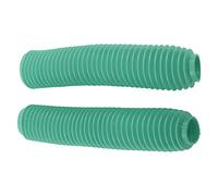 YUEHISY Motorcycle Front Fork Shock Boots Dust Cover, Rubber Fork Protector for Off Road Dirt Bike, Heavy Duty Universal Fit Suspension Covers for Motocross Enduro Trail, Replacement for (Green)