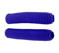 YUEHISY Motorcycle Front Fork Shock Boots Dust Cover, Rubber Fork Protector for Off Road Dirt Bike, Heavy Duty Universal Fit Suspension Covers for Motocross Enduro Trail, Replacement for (Blue)