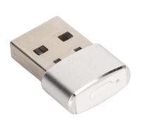 YUEHISY Mouse Jiggler, Mini Shaker with 2 Modes Switch, USB Automatic Mover for Laptop, Aluminium Alloy Plug and Play for Online Meeting, Random Slight Mode Keep Screen Active (Silver)