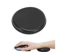 YUEHISY Mouse Wrist Rest, Portable Ergonomic Mouse Pad, Memory Foam, PU Leather, Non Slip, Ergonomic, Bowl Shaped, Pain Relief, for Office Gaming