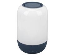 YUEHISY Night Light Bluetooth Speaker, Portable Wireless Speaker with 7 Color Changing, Long Battery Life, for Outdoor Activities, Travel (Navy Blue)