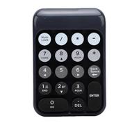 YUEHISY Numeric Keypad for Business, 18 Key Wireless Numpad, 2.4G & BT Connection, Soft Silent Typing, Color Fast Legends for Desktop Laptop PC (Black)