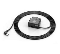 YUEHISY OBD Power Cable for Dash Cam, 11.5ft OBD2 to USB C Hardwire Kit, 24H Parking Mode, ACC Mode, Low Voltage Protection, Plug and Play, for GPS