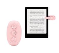YUEHISY Page Turner, Bluetooth Remote Control Page Turner, Rechargeable, Sensitive Click, 60-Day Battery, Type C, Compact for E Reader Tablet Reading (Pink)