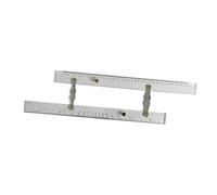 YUEHISY Parallel Ruler, Marine Navigation Parallel Ruler with Clear Scale and High Accuracy, Boat Drawing for Ship Navigation and Chart Plotting, Copper and Acrylic (450mm)