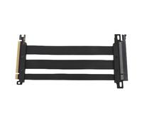 YUEHISY PCIE 4.0 X16 Riser Cable, PCIE 4.0 Extender Card Extension Port, 128Gbps, for Various Applications, Plug and Play Installation, 180 Degree (30cm)