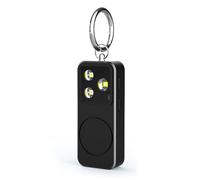 YUEHISY Personal Safety Alarm for Women, 150dB Siren Security Alarm Keychain with 4 LED Modes, USB Rechargeable Emergency Light (Black)