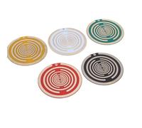 YUEHISY Polarizing Disk, Portable Multi Frequency Oscillator Disk, 12 Copper Tracks, ABS Shell, Non Radiative, for Home Car Energy Balance