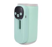 YUEHISY Portable Bottle Warmer, LED Display 11 Temperature Settings, Rechargeable Fast Milk Warmer, Night Light Memory Function, for Home Travel (Green)