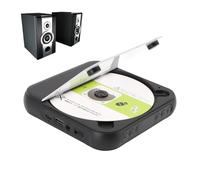 YUEHISY Portable CD Player, BT 5.3 Wireless with Built in 2000mAh Battery Supports CD USB AUX Input, with Repeat and Speed Adjustment