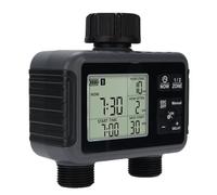 YUEHISY Programmable Hose Timer, 2 Zones 3 Watering Modes LED Display IPX5 Rain Proof, with Manual Auto Modes, for Garden Lawn Sprinkler Drip Irrigation