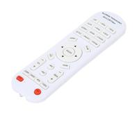 YUEHISY Projector Remote, White Replacement Remote Control with Simple Setup, Universal Wireless for Projector, 33ft Long Range Infrared Classroom Home Theater Presentation