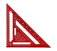 YUEHISY Rafter Square, Aluminum 12 Inch Triangle Measuring Tool, Multifunction Protractor for Woodworking, Lightweight and Ergonomic Design