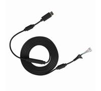 YUEHISY Replacement Cable, USB 4Pin Gamepad Cable with 8.2FT Long Cord for 360 Controller, Wear Resistant Breakaway Adapter Wire for Gameplay (Black)