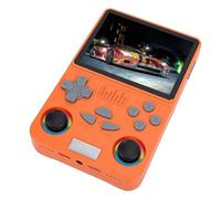 YUEHISY Retro Handheld Game Console, 4" Screen with WiFi, Built in 64GB and 22000+ Games, Octa Core CPU, for Family Travel, Classic Gaming (Orange)